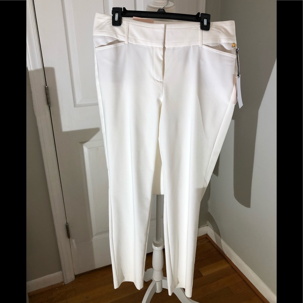 Cream colored Ivanka Trump Pants.